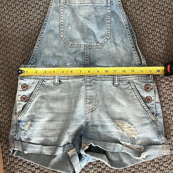 Denim Short Overalls - Picture 4 of 4